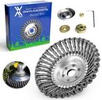 Universele Stalen Onkruidborstel voor bosmaaier benzine en, Tuin en Terras, Verzenden, Nieuw