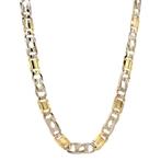 Gouden valkenoog collier 61 cm 18 karaat, Verzenden, Zo goed als nieuw, Goud, Goud