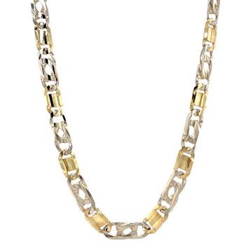 Gouden valkenoog collier 61 cm 18 karaat beschikbaar voor biedingen