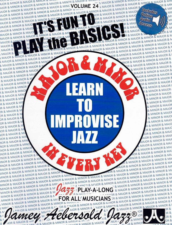 Jamey Aebersold Volume 24: Major & Minor in every Key, Muziek en Instrumenten, Bladmuziek, Gitaar, Basgitaar, Piano, Keyboard
