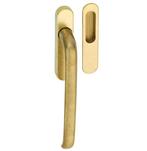 Hef/Schuifdeurbeslag Elegant messing antiek, Doe-het-zelf en Verbouw, Hang- en Sluitwerk, Ophalen of Verzenden, Nieuw