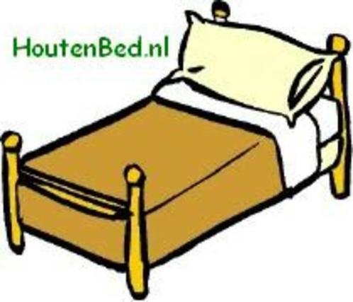 HOUTEN BED NODIG? STOP MET ZOEKEN WIJ HEBBEN HEM vanaf 89,-!, Huis en Inrichting, Slaapkamer | Bedden, Nieuw, Ophalen of Verzenden