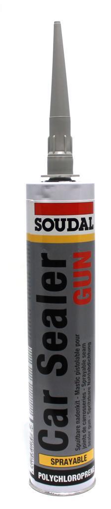 Soudal car sealer 300 ml, grijs, Doe-het-zelf en Verbouw, Isolatie en Afdichting, Nieuw, Verzenden