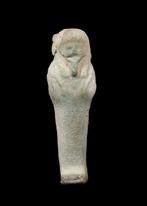 Oude Egypte, late periode Faience Shabti (Zonder, Antiek en Kunst
