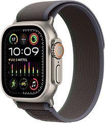 Apple Watch Ultra 2 49 mm titanium kast naturel op, Telecommunicatie, Overige Telecommunicatie, Zo goed als nieuw, Verzenden