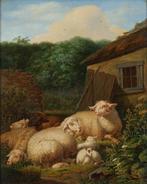 Augustus Knip (1819-1859) - Schapen, Antiek en Kunst