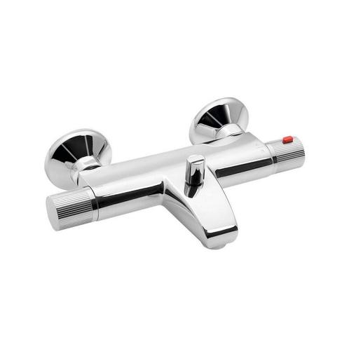 Opbouw Badkraan Sapho Action Thermostaat 2-knop 12.4 cm, Doe-het-zelf en Verbouw, Sanitair, Kraan, Nieuw, Chroom, Ophalen of Verzenden