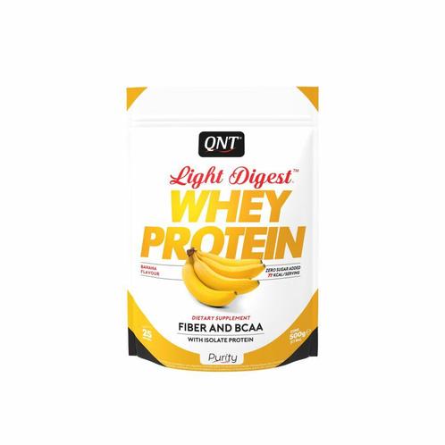 QNT Light Digest Whey Protein Banana 500 gr, Diversen, Verpleegmiddelen, Nieuw, Verzenden