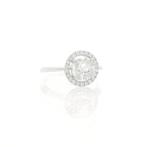 Ring - 18 karaat Witgoud - 0.73ct. tw. Diamant (Natuurlijk), Nieuw