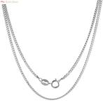 Zilveren gourmet ketting 40 cm lang 1.8 mm breed, Sieraden, Tassen en Uiterlijk, Kettingen, Verzenden, Nieuw, Zilver