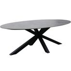 Puccini dining tuintafel 220x120 cm ovaal keramisch blad, Tuin en Terras, Tuintafels, Ophalen of Verzenden, Nieuw
