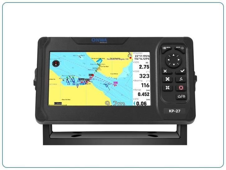 ONWA KP-27A - 7 kaartplotter met GPS en AIS B+ transponder, Watersport en Boten, Navigatiemiddelen en Scheepselektronica, Kaartplotter of Fish Finder