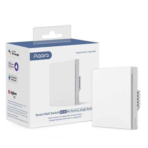 Aqara muurschakelaar H1 Grijs of Wit zonder N, Enkele sch..., Hobby en Vrije tijd, Elektronica-componenten, Verzenden
