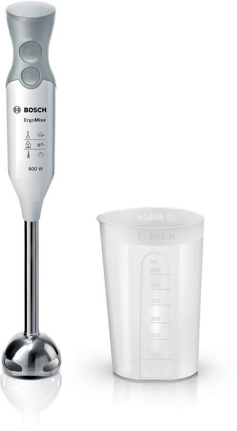Bosch MSM66110 ErgoMixx - Staafmixer - 600W - Wit/Grijs, Witgoed en Apparatuur, Overige Witgoed en Apparatuur, Nieuw, Ophalen of Verzenden