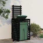 Containerberging 84x90x128,5 cm massief grenenhout zwart, Huis en Inrichting, Verzenden, Nieuw