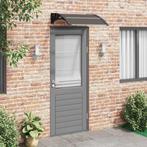 vidaXL Deurluifel 80x75 cm polycarbonaat zwart, Verzenden, Nieuw