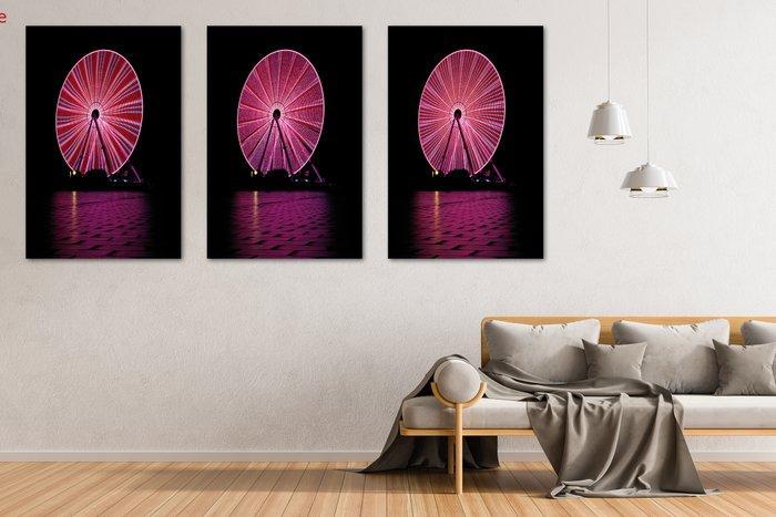 Werner Roelandt - Neon Dreams in Motion - Triptych A, Antiek en Kunst, Kunst | Designobjecten