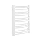Handdoekradiator Sapho Egeon Gebogen 59.5x81.8 cm Wit, Ophalen of Verzenden, Nieuw, Overige typen