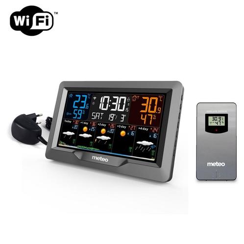 Smart Weerstation METEO SP101 - WIFI, TUYA-app & draadloz..., Audio, Tv en Foto, Weerstations en Barometers, Nieuw, Ophalen of Verzenden