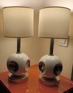 Nachtlampje - Keramiek, Metaal - Retro-futuristisch ontwerp