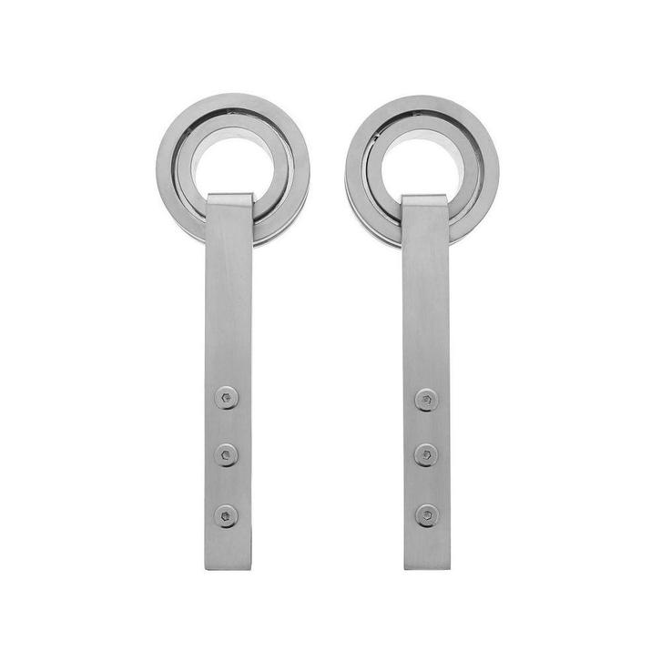 Intersteel Set van 2 hangrollen Modern 25,5cm - RVS, Doe-het-zelf en Verbouw, Deuren en Horren, Nieuw, Verzenden