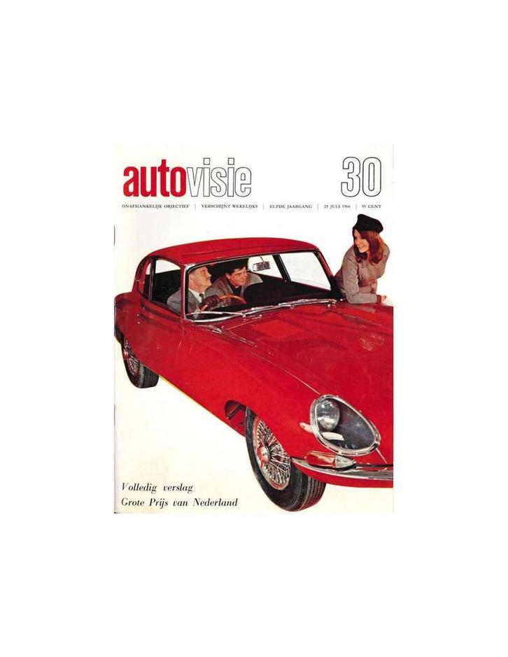 1966 AUTOVISIE MAGAZINE 30 NEDERLANDS, Boeken, Auto's | Folders en Tijdschriften
