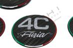 Alfa Romeo 4C Carbon Fiber Embleem cover Kit, Verzenden