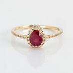 Zonder Minimumprijs - Ring - 14 karaat Geel goud - 1.46ct., Sieraden, Tassen en Uiterlijk, Ringen, Nieuw