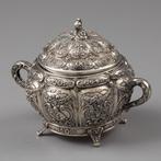 Koffie- en theeservies (5) - .800 zilver, Antiek en Kunst, Antiek | Goud en Zilver