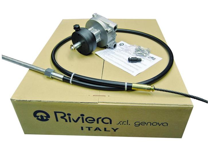 RIVIERA STUURSYSTEEM SET SERIES SG04 DELUXE, Watersport en Boten, Bootonderdelen, Nieuw, Zeilboot of Motorboot, Ophalen of Verzenden