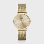 Cluse Minuit Mesh Crystals Dames Horloge goud kleurig - 33, Verzenden, Nieuw