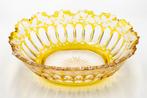Moser & Söhne Art Deco Faceted Crystal Glass Bowl, 1920 -