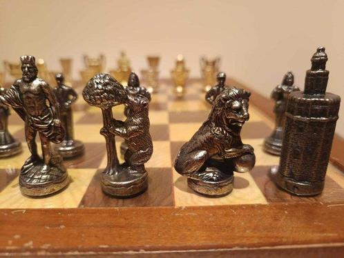 Schaakspel - Metaal, Antiek en Kunst, Curiosa en Brocante