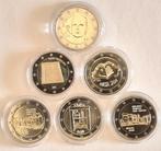 Malta, Monaco. 2 Euro 2015/2025 (6 monnaies) (Zonder