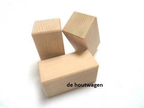 grote houten blokken , mijlpaalblokken, Kinderen en Baby's, Speelgoed | Houten speelgoed, Overige typen, Nieuw, Verzenden
