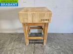 Welters houten hakblok 60 x 60 x 90 cm Horeca Slagerij, Ophalen of Verzenden, Gebruikt