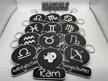 Sterrenbeeld Sleutelhanger met Naam - Zelf personaliseren beschikbaar voor biedingen