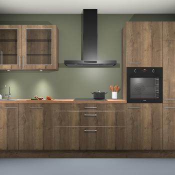 Chocolat Oak keuken Cairo 33070, Huis en Inrichting, Keuken | Complete keukens, Verzenden