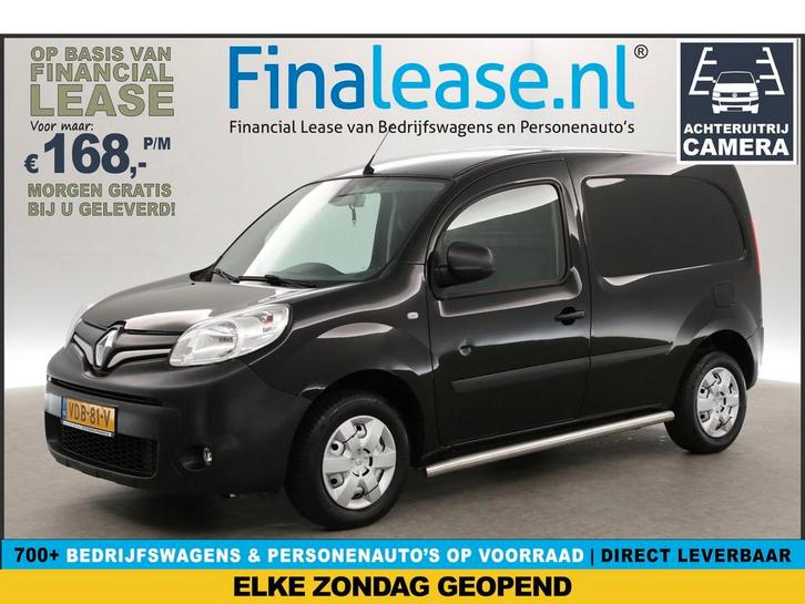 Renault Kangoo 1.5 dCi Airco Cruise Camera Navigatie, Auto's, Bestelauto's, Lease, Handgeschakeld, Diesel, Renault, Zwart, Verzenden