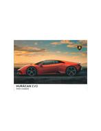 2019 LAMBORGHINI HURACAN EVO INSTRUCTIEBOEKJE ENGELS