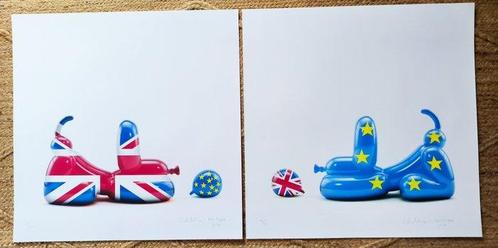 Whatshisname (1982) - Brexit - Happy POPek Balloon Dogs -, Antiek en Kunst, Kunst | Schilderijen | Modern