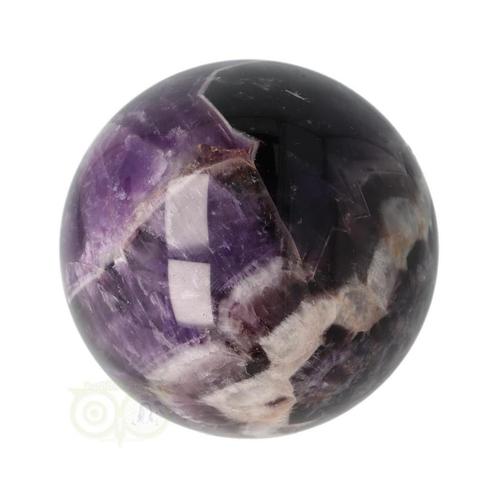 Chevron Amethist bol Nr 8 - Ø 6,78 cm - 431 gram, Sieraden, Tassen en Uiterlijk, Edelstenen, Nieuw, Verzenden