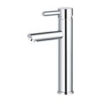 Wastafelkraan Sanilux Alesa Chroom Rond Opbouw Extra Hoog, Ophalen of Verzenden, Nieuw, Chroom, Kraan