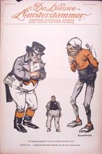 Spotprent over buitenlandse invloed op de Nederlandse per..., Antiek en Kunst, Kunst | Litho's en Zeefdrukken, Verzenden