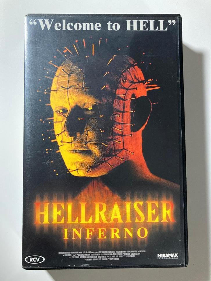 HELLRAISER INFERNO (EX RENTAL) (VHS), Cd's en Dvd's, VHS | Film, Gebruikt, Verzenden