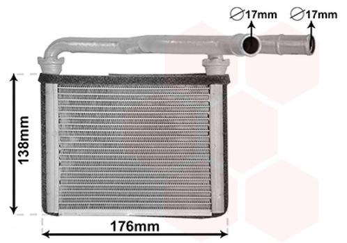 KACHEL RADIATEUR VOOR MAZDA MPV VAN LW 1999-2004 LC7461D10, Auto-onderdelen, Airco en Verwarming, Nieuw, Ophalen of Verzenden
