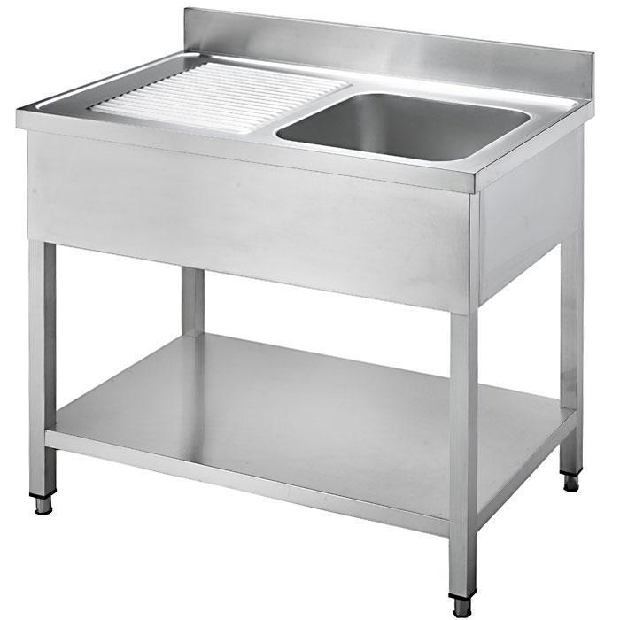 RVS Spoeltafel Bak Rechts - 1200mm breed - 700mm, Zakelijke goederen, Horeca | Meubilair en Inrichting, Nieuw in verpakking, Ophalen