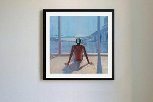 PIERRE RIOLLET - Bathing Cap, Antiek en Kunst, Kunst | Schilderijen | Modern