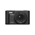 Yashica City 100 compact camera Zwart - Tweedehands, Verzenden, Gebruikt, Compact