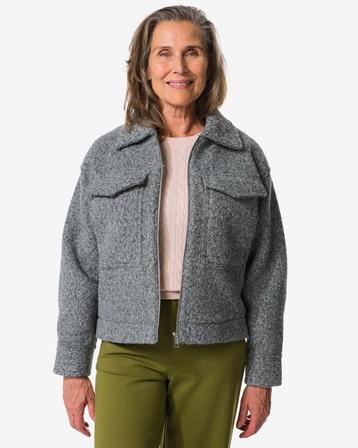 051 Damesjas Jazzy middengrijs van €59.99 voor €29.99 sale beschikbaar voor biedingen